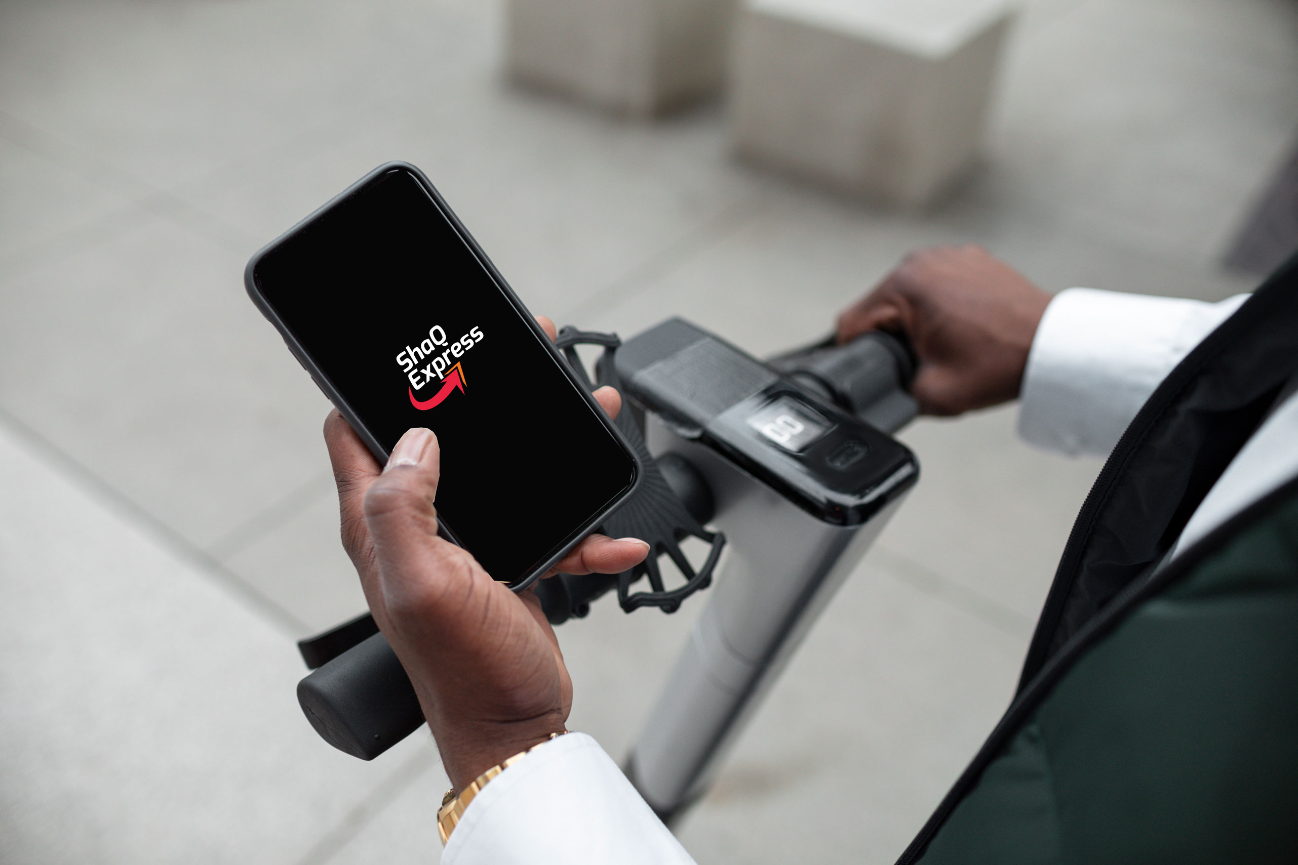 Sign Up on the Rider App - registration step 1